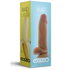 Ультра реалистичный фаллоимитатор Mad Banana - 20 см., Цвет: телесный, фото 