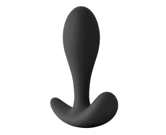 Черная анальная пробка для ношения Pillager I - 10,2 см., фото 