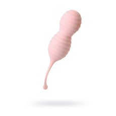Нежно-розовые вагинальные шарики ZEFYR с пультом ДУ, Цвет: нежно-розовый, фото 