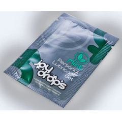 Пробник смазки на водной основе с ароматом мяты JoyDrops Mint - 5 мл., фото 