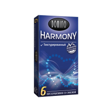Текстурированные презервативы Domino Harmony - 6 шт., Объем: 6 шт., фото 