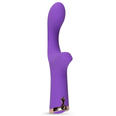 Фиолетовый вибратор The Baroness G-spot Vibrator - 19,5 см., фото 