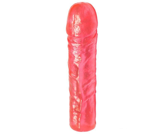 Розовый гелевый фаллоимитатор - 16,5 см., фото 
