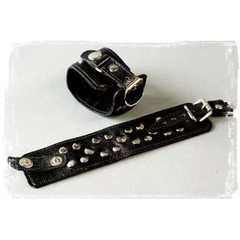 Декоративные наручники на кожаной подкладке, фото 