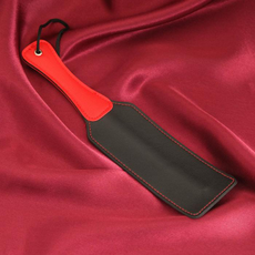 Черная шлепалка "Хлопушка" с красной ручкой - 32 см., фото 