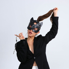 Эротический набор «Твоя кошечка»: маска и наручники, фото 