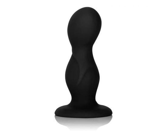 Черный анальный стимулятор Silicone Back End Play - 10,75 см., фото 