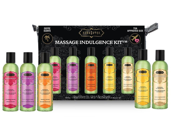 Набор массажных масел Massage Indulgence Kit, фото 