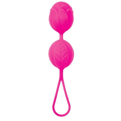 Розовые вагинальные шарики с петелькой для извлечения, Цвет: розовый, фото 