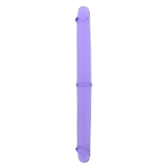 Двухсторониий фаллоимитатор Twinzer Double Dong - 33 см., Цвет: фиолетовый, фото 