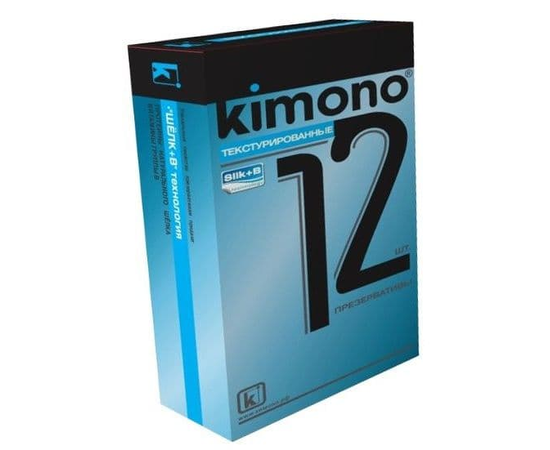 Текстурированные презервативы KIMONO - 12 шт., фото 