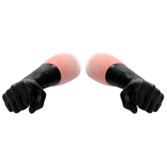 Черные латексные перчатки для фистинга Latex Short Glove, фото 