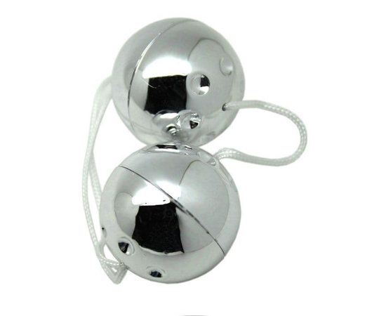 Серебристые шарики со смещённым центром тяжести, Цвет: серебристый, фото 