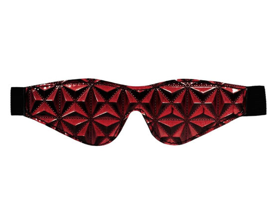 Красно-черная маска на глаза закрытого типа Luxury Eye Mask, фото 