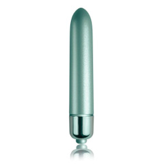 Мини-вибратор Touch of Velvet - 10,3 см., Цвет: зеленый, фото 