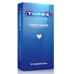 Гладкие презервативы Torex "Классические" - 12 шт., фото 