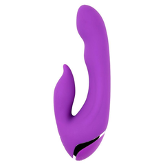 Фиолетовый вибратор-кролик Seduction - 19,5 см., фото 