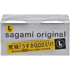 Презервативы Sagami Original L-size увеличенного размера - 12 шт., фото 