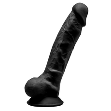 Фаллоимитатор на присоске MODEL 1 - 17,5 см., Цвет: черный, фото 