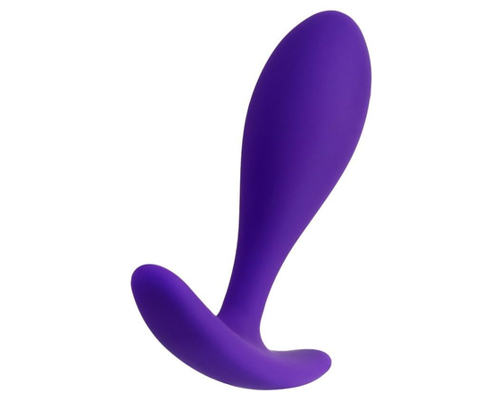Удлиненная анальная втулка  - 7,2 см., Цвет: фиолетовый, фото 