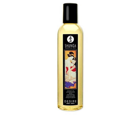 Возбуждающее массажное масло с ароматом ванили Desire - 250 мл., фото 