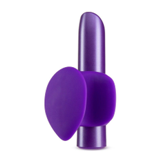 Фиолетовый вибромассажер B6 - 10,16 см., фото 