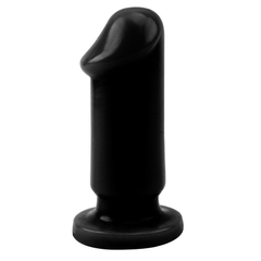 Черный анальный фаллоимитатор Evil Dildo Plug S - 9 см., фото 
