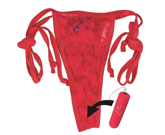 Вибротрусики Remote Control Panty Vibe, Цвет: красный, Размер: S-M-L, фото 