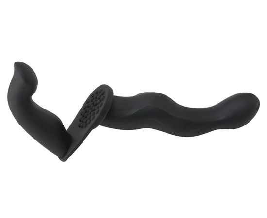 Женский безременной страпон Penetrix Dildo - 15 см., Цвет: черный, фото 