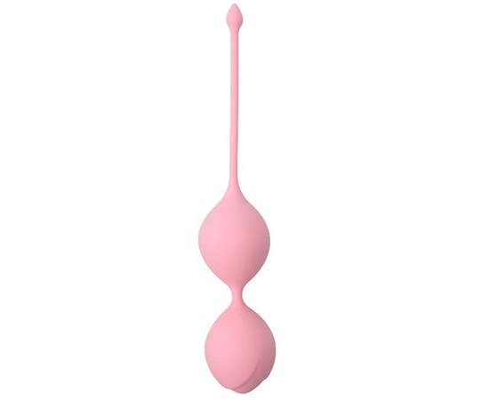 Розовые вагинальные шарики SEE YOU IN BLOOM DUO BALLS 36MM, Цвет: розовый, фото 