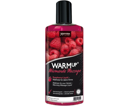 Массажное масло с ароматом малины WARMup Raspberry - 150 мл., фото 