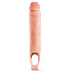 Телесная насадка-удлинитель 11.5 Inch Silicone Cock Sheath Penis Extender - 29,2 см., фото 