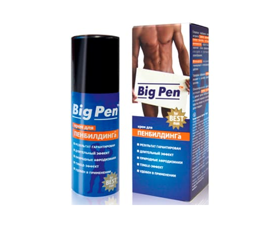 Крем Big Pen для увеличения полового члена - 50 гр., фото 