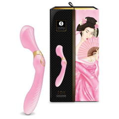 Двусторонний вибростимулятор Shunga ZOA - 26,5 см., Длина: 26.50, Цвет: розовый, фото 