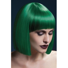 Зеленый парик со стрижкой прямой боб, Цвет: зеленый, фото 