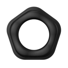 Черное эрекционное кольцо №05 Cock Ring, фото 
