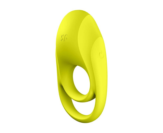 Желтое эрекционное кольцо Spectacular Duo, фото 