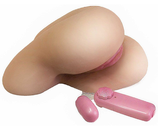 Реалистичная вагина с выносным пультом управления вибрацией, фото 