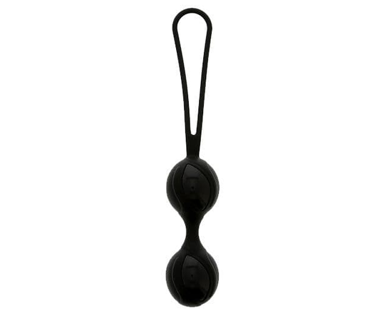 Чёрные вагинальные шарики GOOD VIBES THE PERFECT BALLS, Цвет: черный, фото 