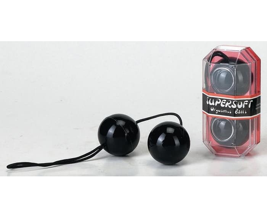 Чёрные вагинальные шарики со смещённым центром тяжести, Цвет: черный, фото 