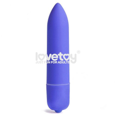 Вибропуля X-Basic Bullet Long One Speed - 9 см., Цвет: синий, фото 