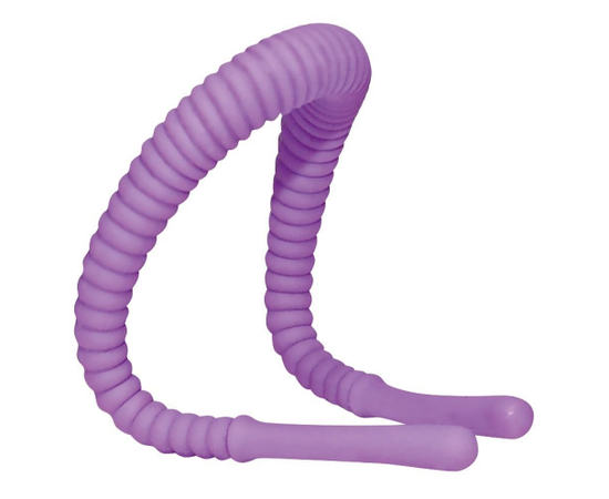 Фиолетовый гибкий фаллоимитатор Intimate Spreader для G-стимуляции, Цвет: фиолетовый, фото 