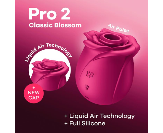 Вакуум-волновой стимулятор Satisfyer Pro 2 Classic Blossom, фото 
