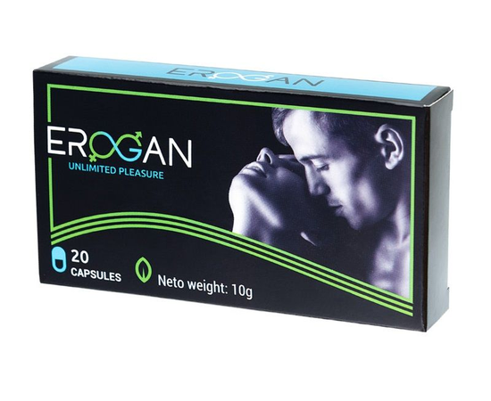 Возбуждающие капсулы для мужчин Erogan - 20 капсул (300 мг.), фото 