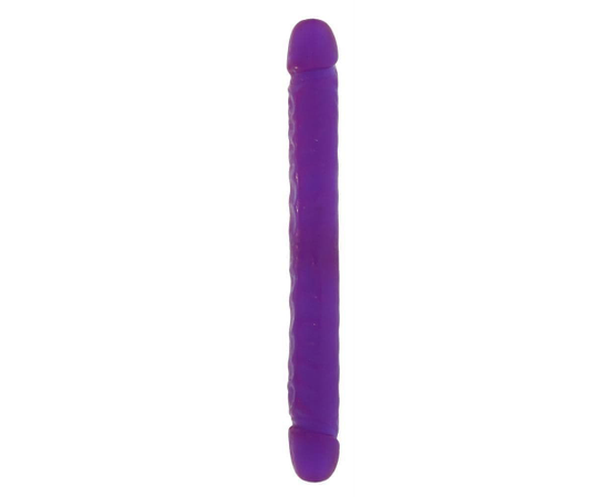 Двойной фиолетовый фаллоимитатор DOUBLE DONG LAVENDER - 30 см., Цвет: фиолетовый, фото 