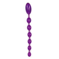 Фиолетовый анальный стимулятор - Овалы, фото 