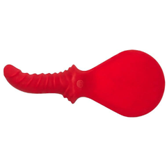 Красный силиконовый пэддл BÜCK DICH с рукоятью-фаллосом для стимуляции точки G или простаты, фото 