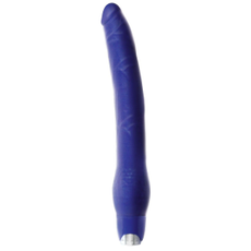 Длинный синий вибратор Monster Meat Long Vibe - 30,5 см., фото 