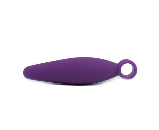 Фиолетовая анальная пробка Climax Anal Finger Plug - 10,5 см., фото 