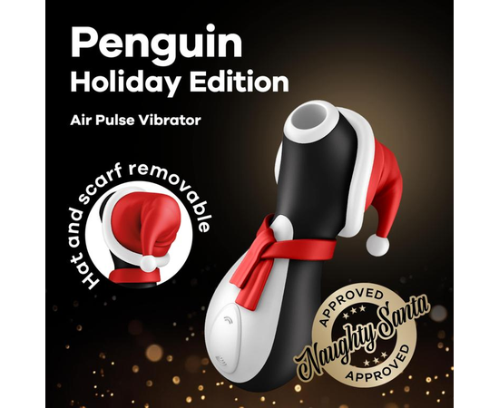 Cтимулятор клитора Satisfyer Penguin Holiday Edition, фото 